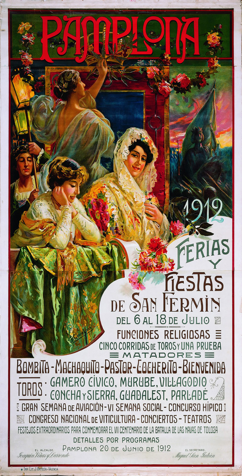 Fiestas en honor de San Fermín  